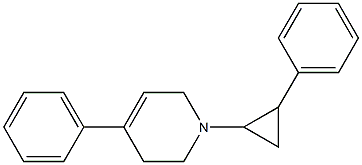 4-phenyl-1-(2-phenylcyclopropyl)-1,2,3,6-tetrahydropyridine