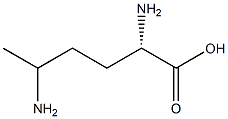 delta-methylornithine Structure