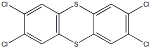 2,3,7,8-tetrachlorothainthrene,,结构式