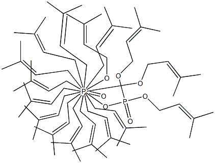 hexadecaprenyl diphosphate,,结构式