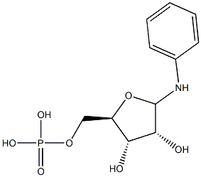 4-(ribofuranosyl)aminobenzene 5'-phosphate Structure