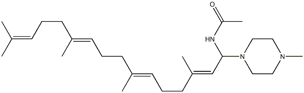 N'-methylpiperazinylgeranylgeranyl acetamide Structure