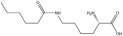 N(epsilon)-hexanoyllysine Struktur