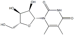 5,6-dimethyluridine 化学構造式