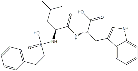 N-phenetylphosphonyl-leucyl-tryptophane