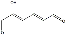 2-hydroxymuconaldehyde Struktur