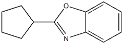 2-cyclopentyl-1,3-benzoxazole 结构式