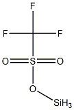 silyl trifluoromethanesulfonate Structure