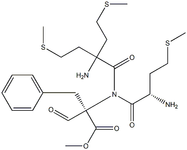  formyl-methionyl-2-(2'-(methylthio)ethyl)methionyl-phenylalanine methyl ester