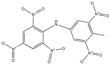 4-picrylamino-2,6-dinitrotoluene Struktur