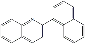 naphthylquinoline triple-helix-binding ligand Struktur