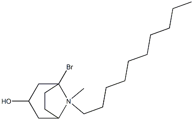 N-decyltropine bromide Struktur