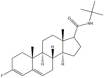 N-(1',1'-dimethylethyl)-3-fluoroandrost-3,5-dien-17-carboxamide