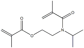 N-isopropyl, N-methacryloxyethyl methacrylamide Structure