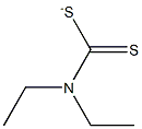 diethylamine-N-carbodithioate Struktur