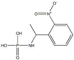 1-(2-nitrophenyl)ethyl-phosphatidic acid,,结构式