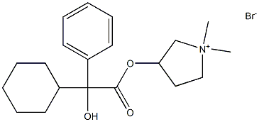 HexopyrroniumBromide Struktur