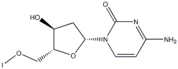碘去氧胞苷 结构式
