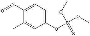 O,O-DIMETHYL-O-(3-METHYL-4-NITROSOPHENYL)PHOSPHOROTHIOATE 结构式