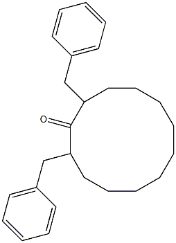 2,12-DIBENYLCYCLODODECANONE Structure