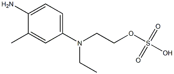 2-((4-AMINO-3-METHYL-PHENYL)ETHYLAMINO)ETHANOLSULPHATE Structure