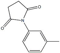 N-(3-METHYLPHENYL)SUCCINIMIDE Structure