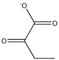 ALPHA-KETOBUTYRATE 化学構造式
