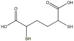 2,5-DIMERCAPTOADIPICACID,,结构式