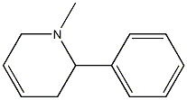(RS)-1-METHYL-2-PHENYL-1,2,3,6-TETRAHYDROPYRIDINE,,结构式