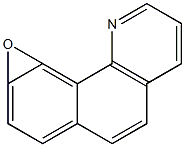 BENZO(H)QUINOLINE-9,10-EPOXIDE,,结构式