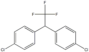 BIS-(PARA-CHLOROPHENYL)TRIFLUOROETHANE 化学構造式
