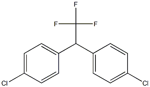 BIS-(PARA-CHLOROPHENYL)TRIFLUOROETHANE Structure