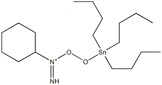 N-CYCLOHEXYL-DIAZENIUM-DIOXYL-TRIBUTYLTIN Struktur