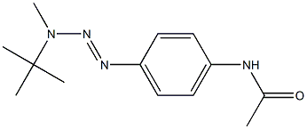 1-(4-ACETAMIDOPHENYL)-3-TERT-BUTYL-3-METHYLTRIAZENE Structure