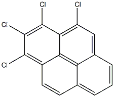 TETRACHLOROPYRENE 化学構造式