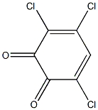 3,4,6-TRICHLORO-ORTHO-BENZOQUINONE 化学構造式