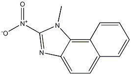 1-METHYL-2-NITRONAPHTHO(1,2-D)IMIDAZOLE Structure