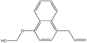 1-ALLYL-1'-HYDROXY-4-METHOXYNAPHTHALENE 化学構造式