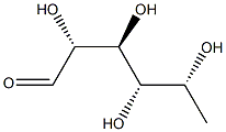DL-FUCOSE 化学構造式