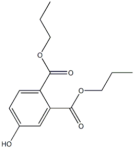 DI-N-PROPYL-4-HYDROXYPHTHALATE Structure