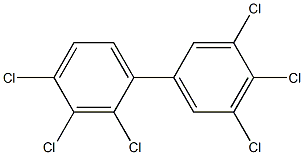 2,3,4,3',4',5'-HEXACHLOROBIPHENYL 化学構造式