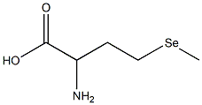 BUTYRICACID,2-AMINO-4-(METHYLSELENYL)-,D- Structure