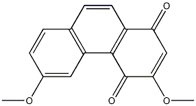 3,6-DIMETHOXY-1,4-PHENANTHRENEQUINONE Structure