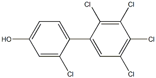 2,2',3',4',5'-PENTACHLORO-4-BIPHENYLOL 结构式