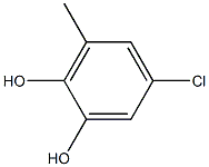 CATECHOL,5-CHLORO-3-METHYL- 结构式