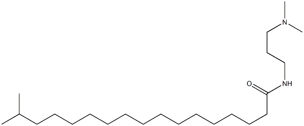 ISOOCTADECANAMIDE,N-(3-DIMETHYLAMINO)PROPYL- Structure
