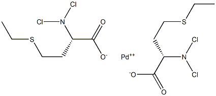 DICHLOROETHIONINEPALLADIUM(II) 化学構造式