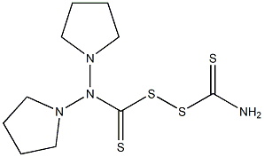 DIPYRROLIDYLTHIURAMDISULPHIDE 化学構造式