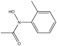 N-ACETYL-N-(2-METHYLPHENYL)HYDROXYLAMINE,,结构式
