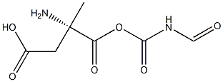 N-FORMYLCARBAMOYLALPHA-METHYLASPARTAME Struktur